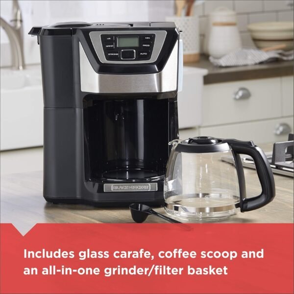 BLACK+DECKER CM5000B Coffee Maker Review with Grinder and Timer Features