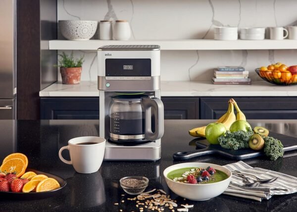 Braun KF6050WH BrewSense Coffee Maker Review: Sleek Design, Great Flavor