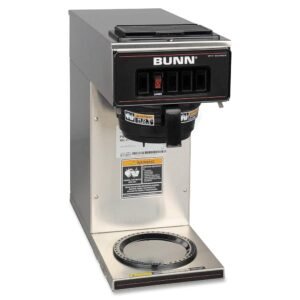 BUNN 13300.0001 VP17-1SS Pourover Coffee Brewer with 1-Warmer, Stainless Steel, Silver, Standard BUNN 13300.0001 VP17-1SS Pourover Coffee Brewer with 1-Warmer, Stainless Steel, Silver, Standard