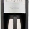 Capresso 465 CoffeeTeam TS 10-Cup Digital Coffeemaker with Conical Burr Grinder and Thermal Carafe