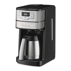 Cuisinart 10 Cup Coffee Maker with Grinder, Automatic Grind & Brew, Black/Silver, DGB-450 Cuisinart 10 Cup Coffee Maker with Grinder, Automatic Grind & Brew, Black/Silver, DGB-450