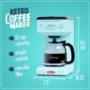 Nostalgia Retro 12-Cup Programmable Coffee Maker Aqua Review