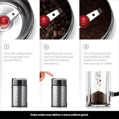Bodum Bistro 11160-57US-4PL Electric Blade Coffee Grinder Review