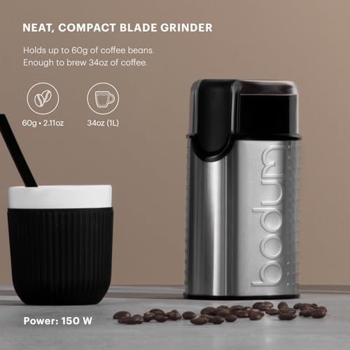 Bodum Bistro 11160-57US-4PL Electric Blade Coffee Grinder Review