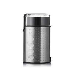 Bodum Bistro Electric Blade Coffee Grinder, Brushed Stainless Steel, 2.1oz Bodum Bistro Electric Blade Coffee Grinder, Brushed Stainless Steel, 2.1oz