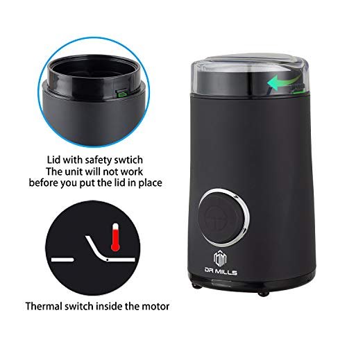 DR MILLS DM-7441 Coffee Grinder Electric Review – Durable and Efficient DR MILLS DM-7441 Coffee Grinder Electric Review – Durable and Efficient