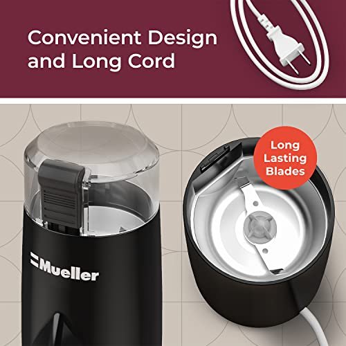Mueller MLR010555N Electric Grinder Review: Compact, Stylish, and Efficient