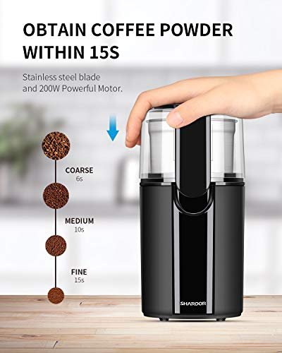 SHARDOR CG-618-SHARDOR Coffee Grinder Electric Review - Powerful and Versatile SHARDOR CG-618-SHARDOR Coffee Grinder Electric Review - Powerful and Versatile
