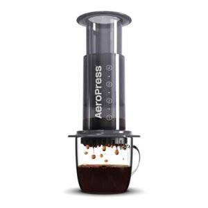 AeroPress Original Coffee Press – 3 In 1 Brew Method Combines French Press, Espresso, Full Bodied Coffee Without Grit or Bitterness, Small Portable Coffee Maker for Camping &...