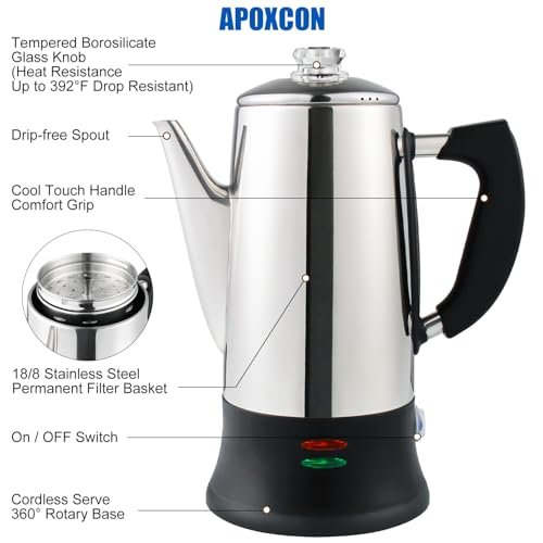Are APOXCON Electric Coffee Percolator GW-2 Features Worth It Review Reveals Surprises