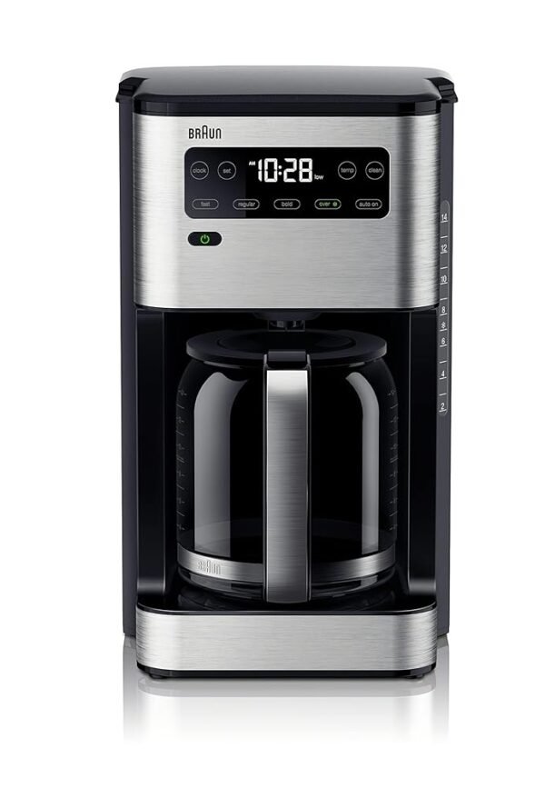Braun Pure Flavor 14 Cup Drip Coffee Maker, 14 cup, Black, KF5650BK