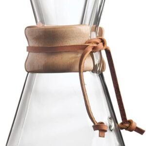 Chemex Pour-Over Glass Coffeemaker - Classic Series - 3-Cup - Exclusive Packaging