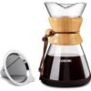 COSORI Pour Over Coffee Maker with Double Layer Stainless Steel Filter, 8-Cup, 34oz, Drip Coffee Maker, Coffee Dripper Brewer, High Heat Resistant Carafe, also for Camping, Hiking COSORI Pour Over Coffee Maker with Double Layer Stainless Steel Filter, 8-Cup, 34oz, Drip Coffee Maker, Coffee Dripper Brewer, High Heat Resistant Carafe, also for Camping, Hiking