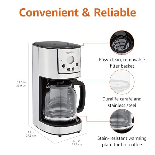 Could the Amazon Basics Programmable Coffeemaker be the best 12 cup coffee maker review readers need?