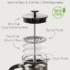 Could the BAYKA French Press Coffee Maker live up to its 4 level filtration review claims for rich coffee lovers