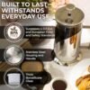 Could the Cafe Du Chateau stainless steel French press coffee maker review reveal its true brewing power and durability?