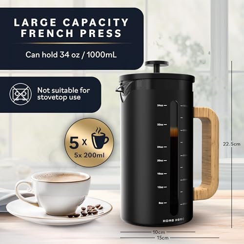 Could the Home Hero French Press Coffee Maker review reveal the best kitchen upgrade for coffee lovers?
