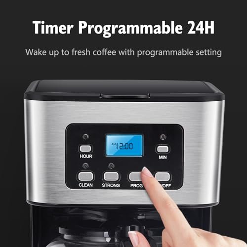 Does the Taylor Swoden 12-Cup Programmable Coffee Maker review reveal top drip coffee machine features worth it?