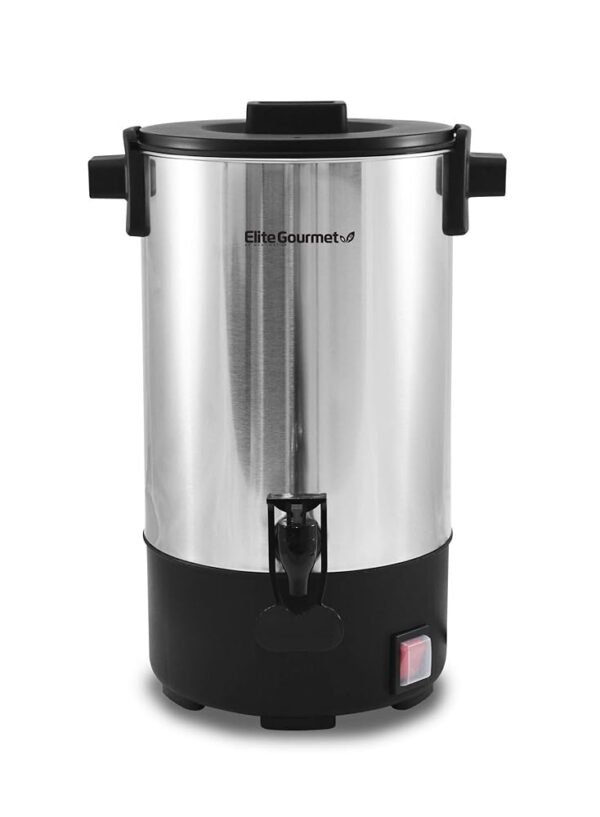 Elite Gourmet CCM-035 Maxi-Matic 30 Cup Stainless Steel Coffee Urn Removable Filter For Easy Cleanup, Two Way Dispenser with Cool-Touch Handles Electric Coffee Maker Urn,... Elite Gourmet CCM-035 Maxi-Matic 30 Cup Stainless Steel Coffee Urn Removable Filter For Easy Cleanup, Two Way Dispenser with Cool-Touch Handles Electric Coffee Maker Urn,...