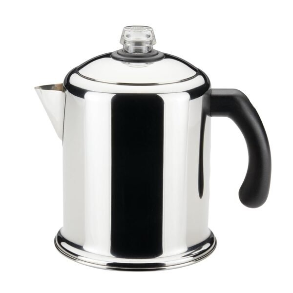 Farberware 50124 Classic Yosemite Stainless Steel Coffee Percolator - 8 Cup, Silver,Stovetop Farberware 50124 Classic Yosemite Stainless Steel Coffee Percolator - 8 Cup, Silver,Stovetop