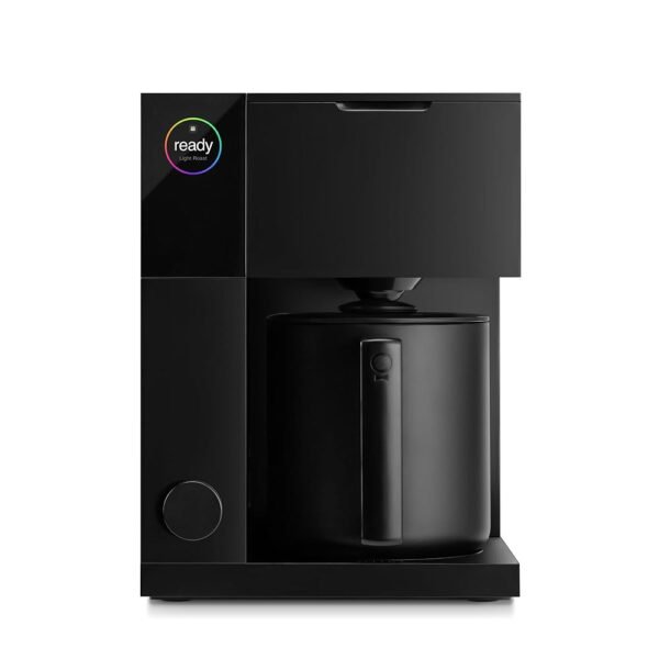 Fellow Aiden Precision Coffee Maker - 10-Cup Capacity, Built-In Brewing Guidance, Scheduling, Companion App, Removable Water Tank, Matte Black
