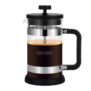 French Press Coffee Maker 21 oz, Cold Brew Heat Resistant Thickened Borosilicate Coffee Pot, Coffee Presses 600 ml, Tea and Frothed Milk Press (Black,21Ounce) French Press Coffee Maker 21 oz, Cold Brew Heat Resistant Thickened Borosilicate Coffee Pot, Coffee Presses 600 ml, Tea and Frothed Milk Press (Black,21Ounce)