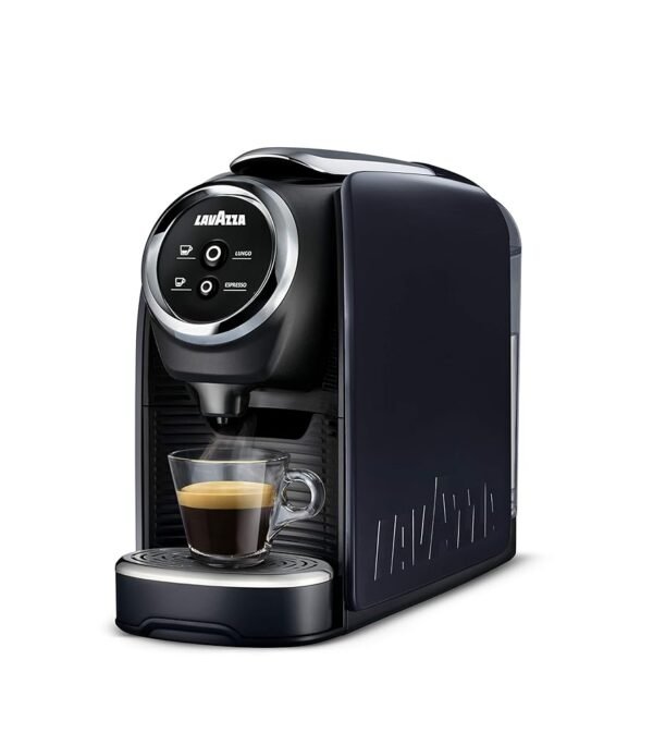 Lavazza BLUE Classy Mini Single Serve Espresso Coffee Machine LB 300, 5.3" x 13" x 10.2" 2 Coffee selections: simple touch controls, 1 programmable free dose and 1 pre-set Lavazza BLUE Classy Mini Single Serve Espresso Coffee Machine LB 300, 5.3" x 13" x 10.2" 2 Coffee selections: simple touch controls, 1 programmable free dose and 1 pre-set