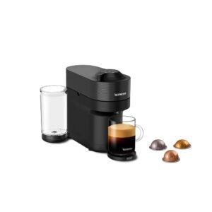 Nespresso Vertuo Pop+ Coffee Maker and Espresso Machine, Licorice Black