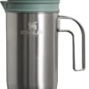 Stanley All In One French Press Coffee Maker 32 oz | 5 Minute Brew, 4 Hours Hot | Mesh Filter for Coffee Grounds | Insulated Stainless Steel French Press | BPA-Free | Stainless... Stanley All In One French Press Coffee Maker 32 oz | 5 Minute Brew, 4 Hours Hot | Mesh Filter for Coffee Grounds | Insulated Stainless Steel French Press | BPA-Free | Stainless...