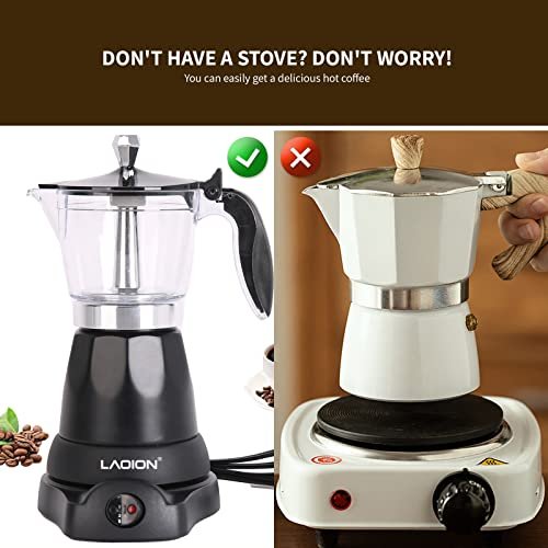 What makes the LAOION Cuban Coffee Maker stand out in this detailed review