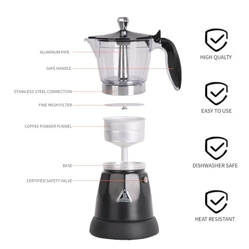 What makes the LAOION Cuban Coffee Maker stand out in this detailed review